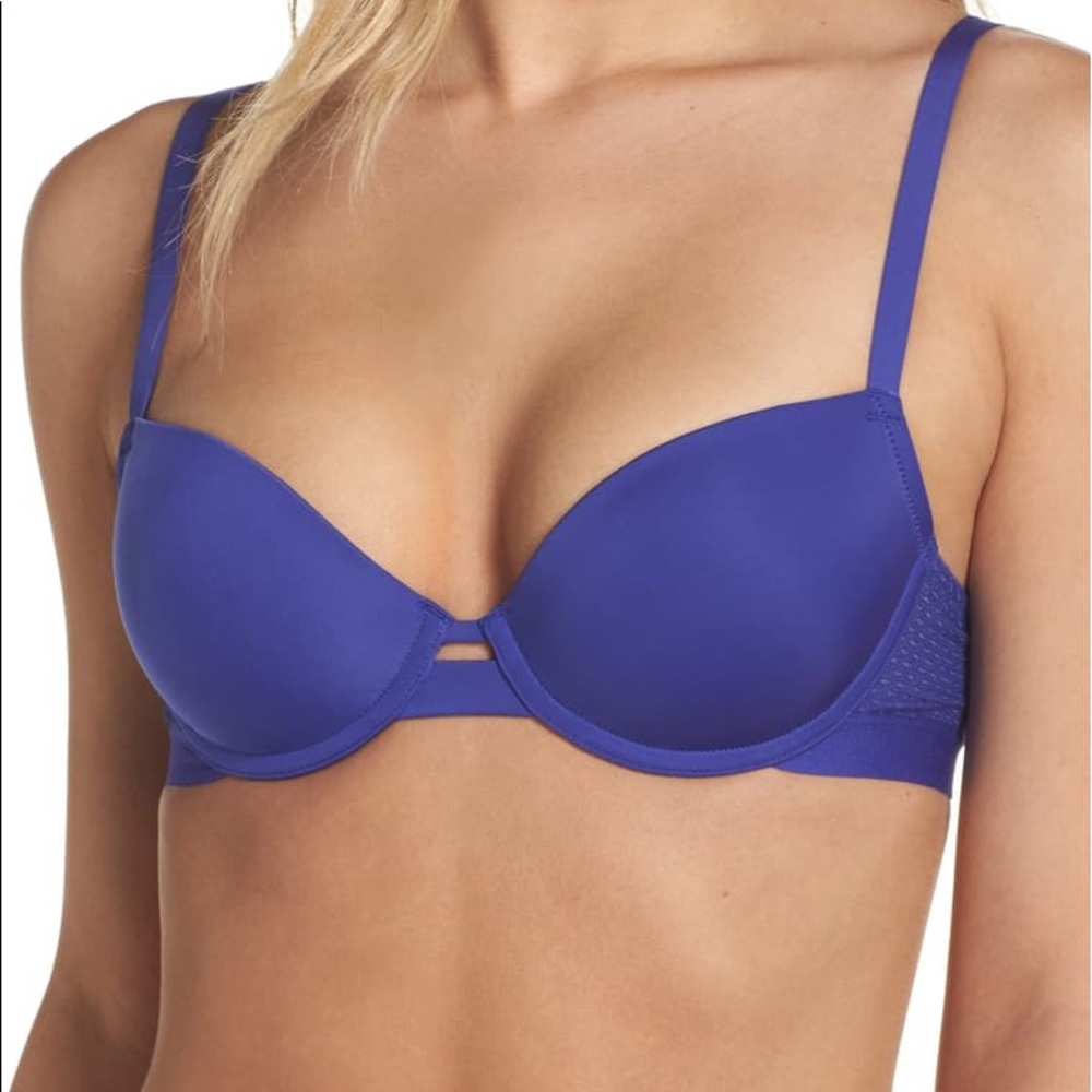 Blue Honeydew T-shirt Bra | 30DD